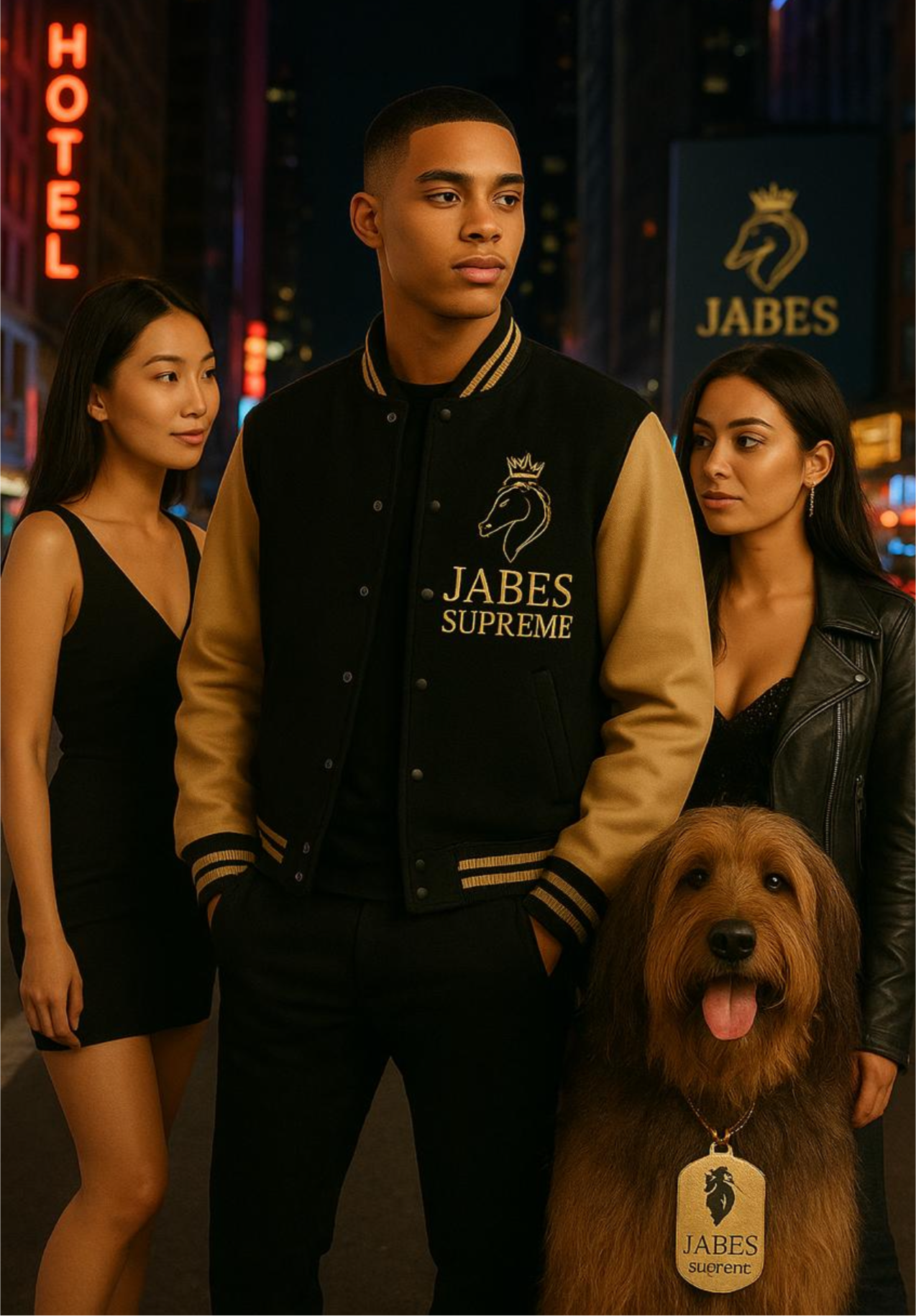 Black Varsity Jacket…                      Jabes Supreme Collection Limited Edition